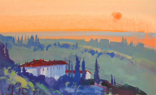 Study, A Tuscan Evening, Brolio Study, A Tuscan Evening, Brolio