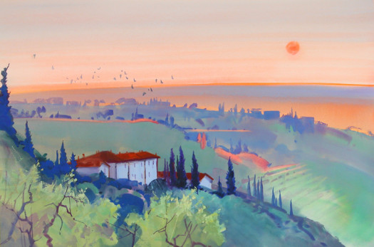 A Tuscan Evening, Brolio A Tuscan Evening, Brolio