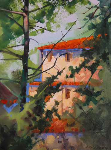 View of Villa, Tuscany View of Villa, Tuscany