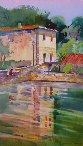 View from the Roman Bath Pool View from the Roman Bath Pool