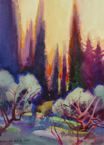 Tuscan Sun, Olive Trees and Cypress Tuscan Sun, Olive Trees and Cypress