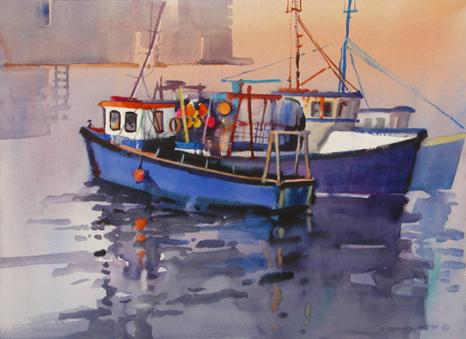 Blue Boats, Pittenweem Harbor