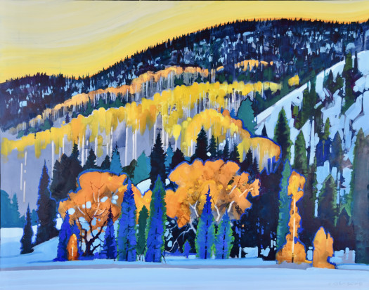 Late Autumn Below Blue Creek