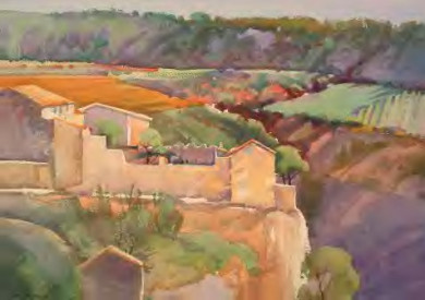 View of Minerve, France
