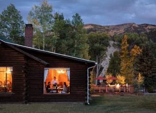 lodge and fire pit lodge and fire pit