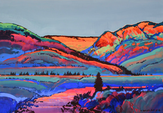 Alpine glow, Early Mountain Morning